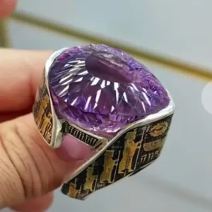 Iranian silver ring